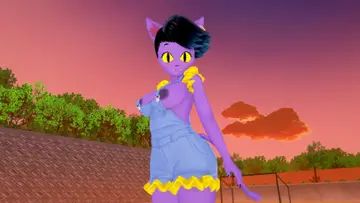 Undertale - Catty titjob, ass hump and sex-64810405 new