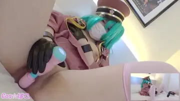 201300CP271 元？コスプレカフェレイヤー 20 さんにミクコスしてもらいました♪Ｄカップ千本桜ミクオナ編51b63c9fca64317b1d3a4 new