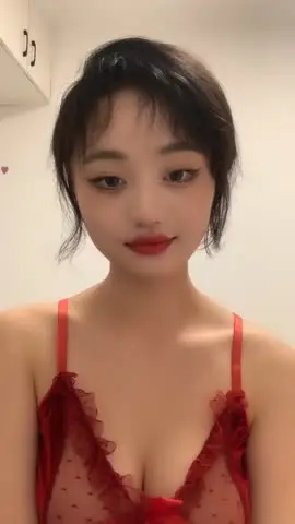 STP26168 颜值区转黄播极品美女,性感红色透视装,D罩杯顶级美乳,半脱下内裤露美臀,揉捏奶子超级柔软STP26168